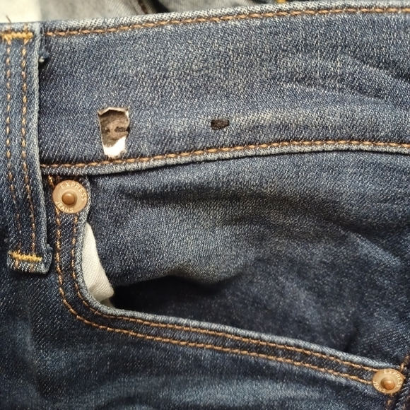Express jeans skinny cropped mid-rise womens size 4 - Picture 6 of 6